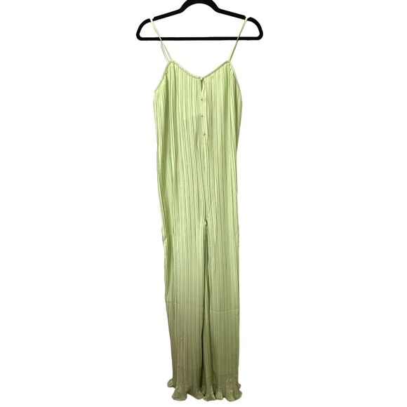 RUE STIIC Ida Pleated Jumpsuit Patina Green NWT Sz XS - Picture 3 of 6